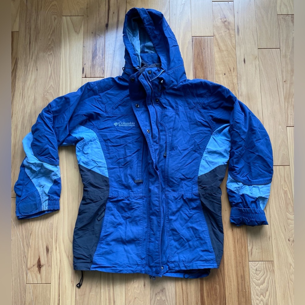 Columbia Sportswear Company Women’s Glennaker Lake Rain Jacket Blue size m